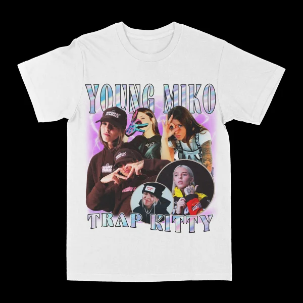 Young Miko "Trap Kitty" Graphic Tee - Image 2