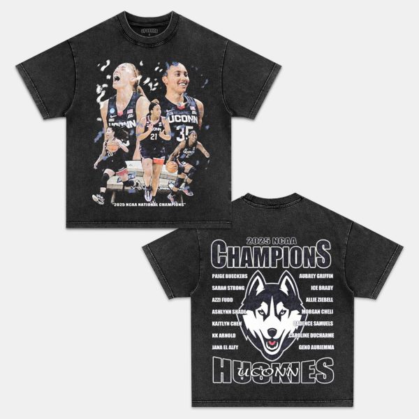 2025 NCAA CHAMPIONS UCONN TEE - Image 2