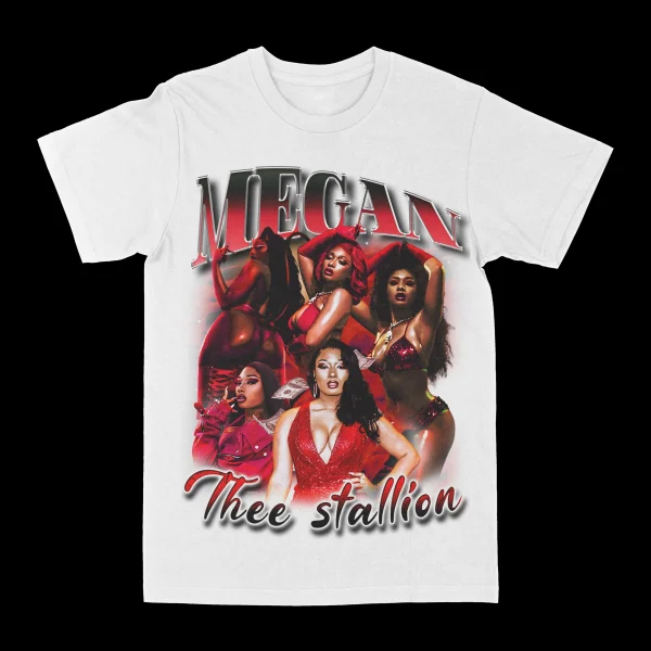 Megan Thee Stallion Red Graphic Tee - Image 2