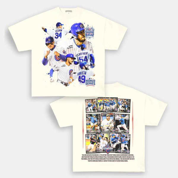 2016 WORLD SERIES CHAMPS - CUBS TEE - [DS] - Image 4