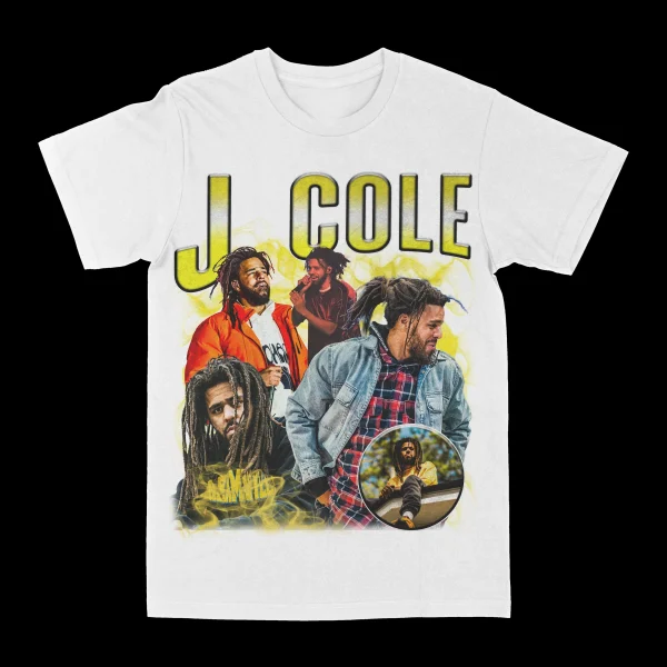 J.Cole Yellow Graphic Tee - Image 2