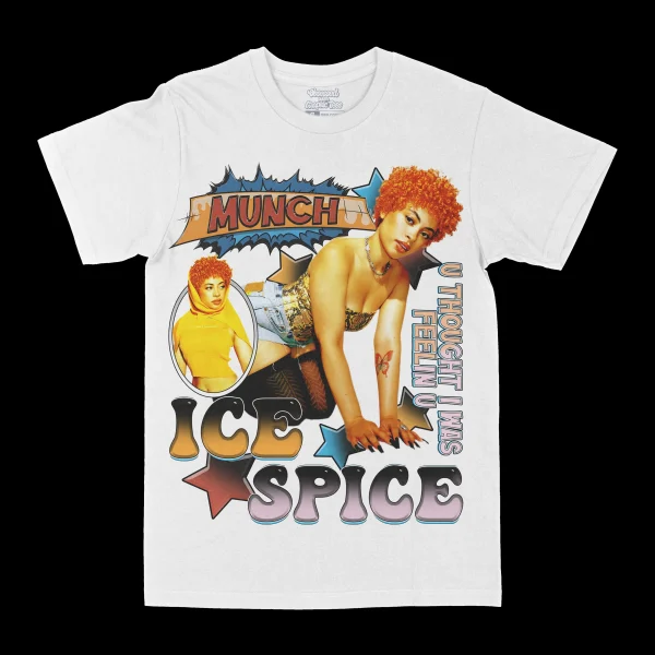 Ice Spice "U Thought I Was Feeling You" Graphic Tee - Image 2