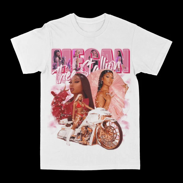 Megan Thee Stallion Pink Graphic Tee - Image 2