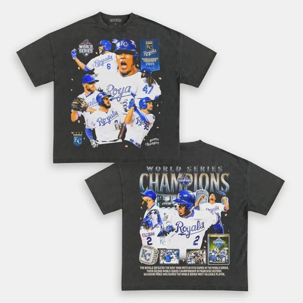 2015 WORLD SERIES CHAMPS - ROYALS TEE - [DS] - Image 3