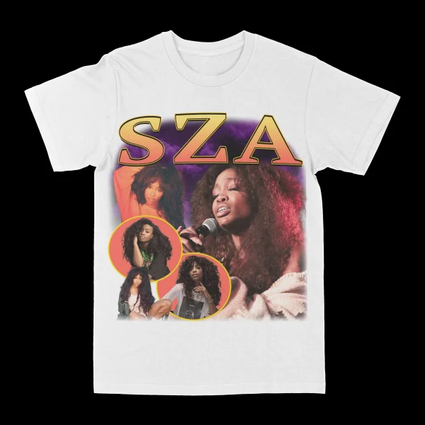 SZA Orange Graphic Tee - Image 2