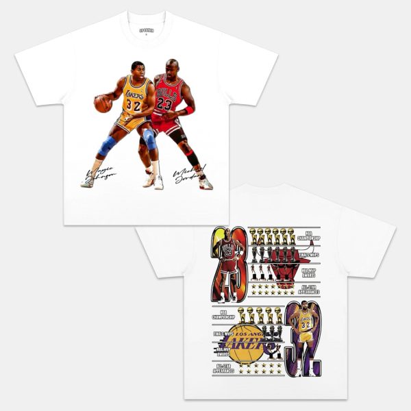 EARVIN JOHNSON  AND  MICHAEL JORDAN TEE - Image 4