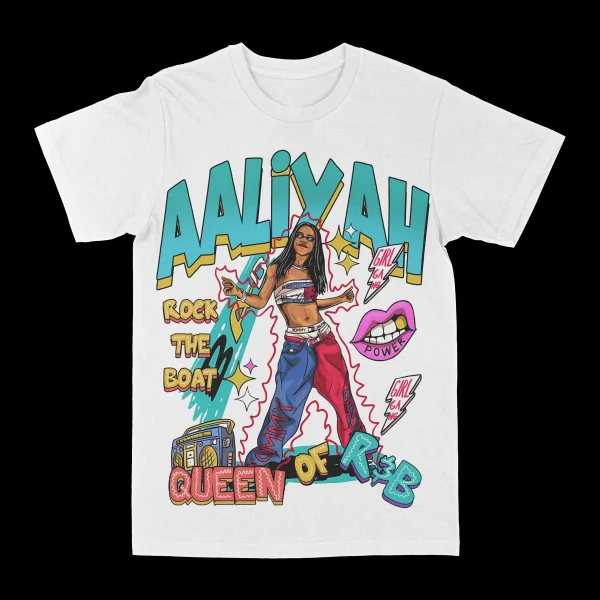 Aaliyah "Rock The Boat" Graphic Tee - Image 2